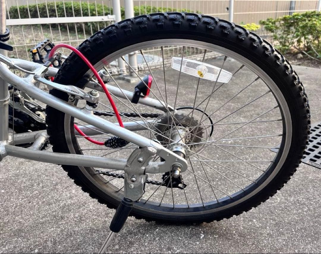 引き取り希望 LOUIS GARNEAU 子供用自転車シルバー 22インチ