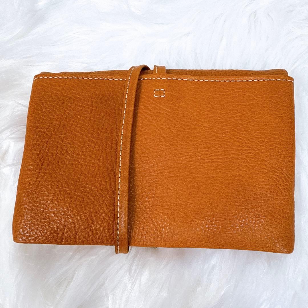 土屋鞄製造所 ツチヤカバン オイルヌメループフラットポーチ TO2318BR 箱