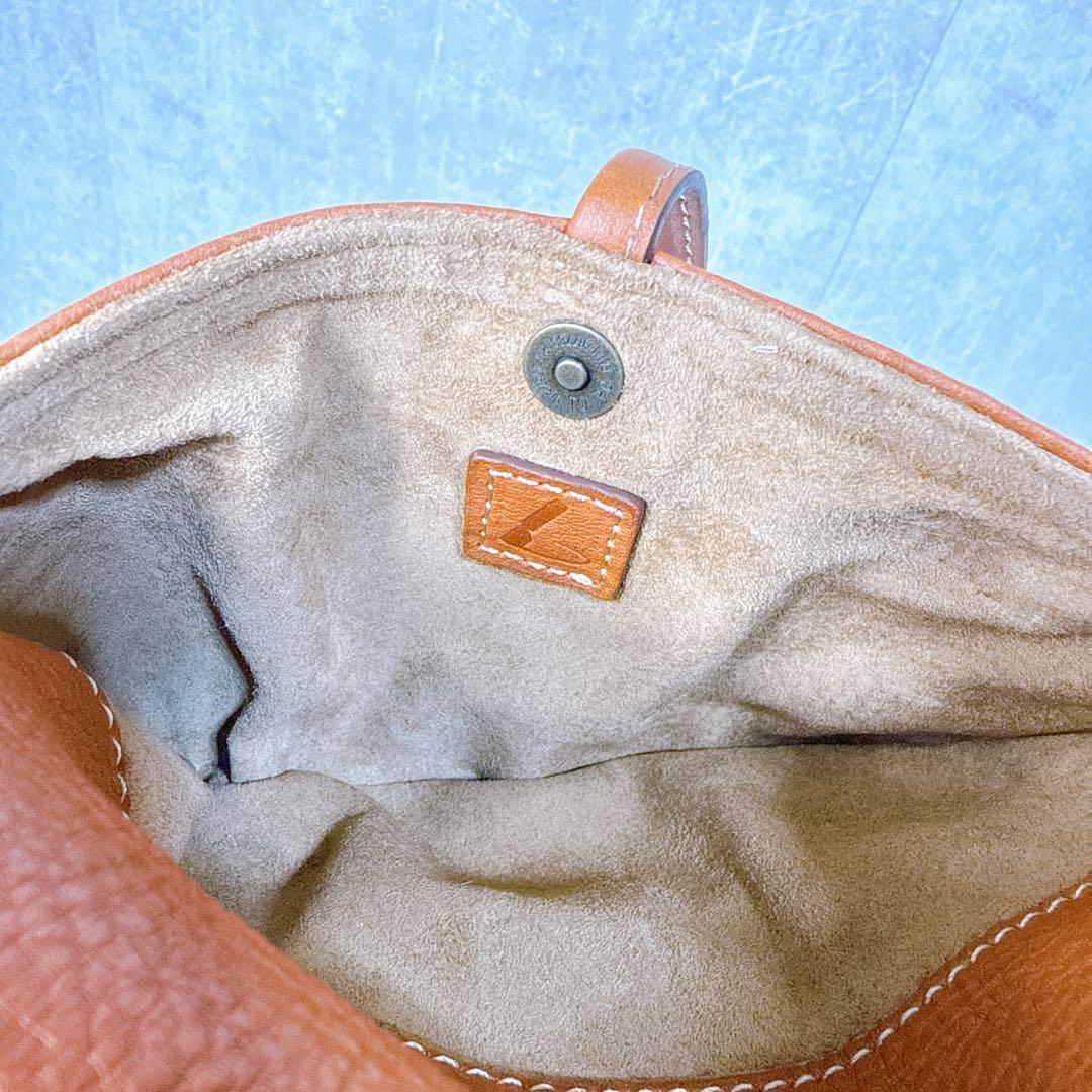 土屋鞄製造所 ツチヤカバン オイルヌメループフラットポーチ TO2318BR 箱