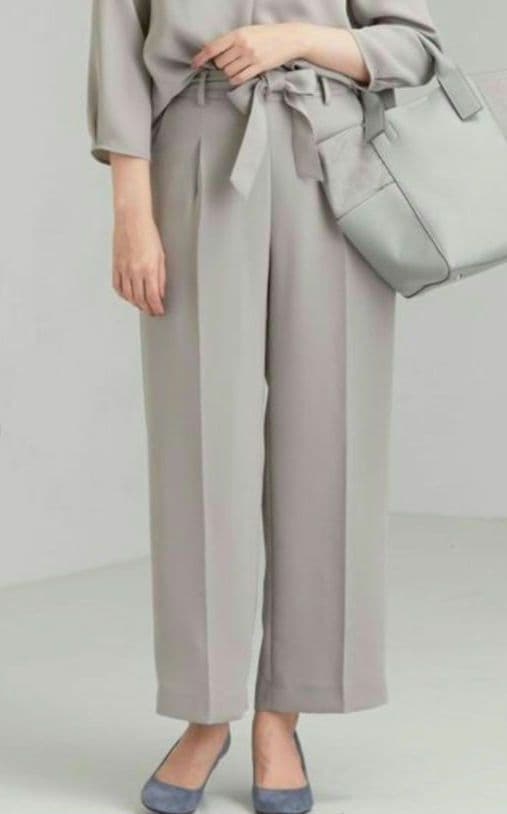 新品　未使用タグ付き　グリーンレーベルリラクシング ベージュ　パンツセットアップ