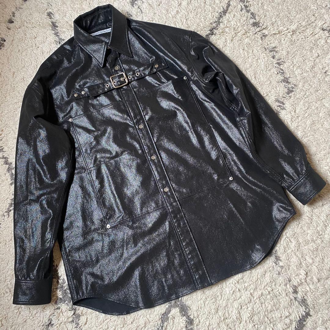 極美品♡ジョンローレンスサリバン FRONT SIDE BELTED SHIRT