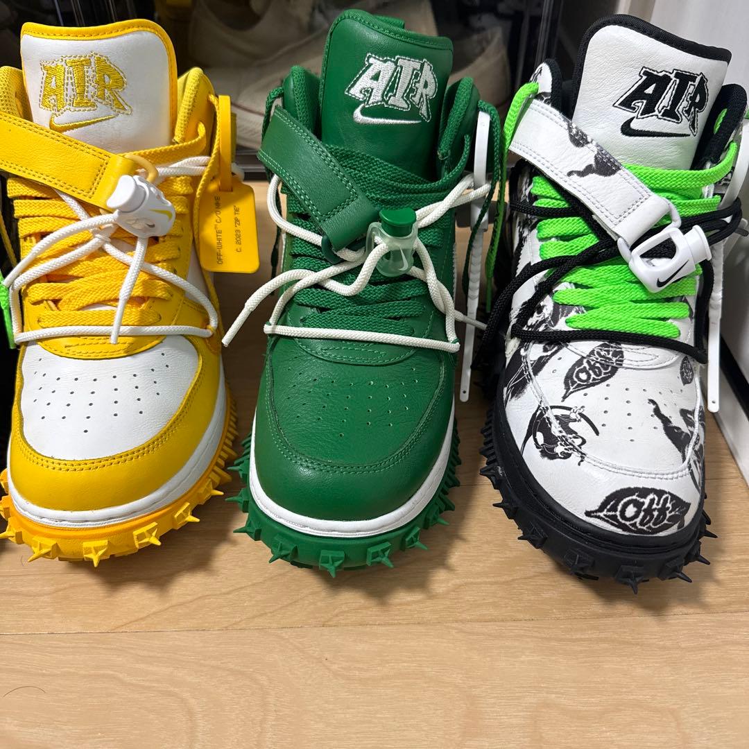エアフォース1 オフホワイト　　コラボ　3点まとめ売り