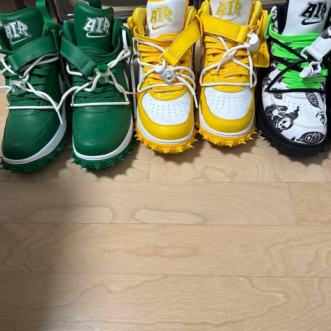 エアフォース1 オフホワイト　　コラボ　3点まとめ売り