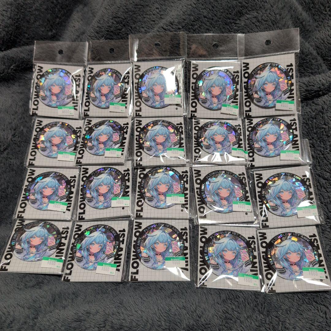 水宮枢　缶バッジ　　FLOW GLOW 1周年記念 20個