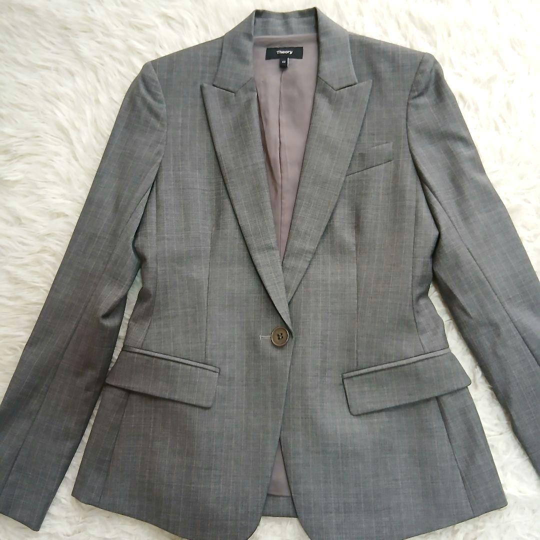 【Theory】GABE.B2 グレーストライプ　セットアップパンツスーツ