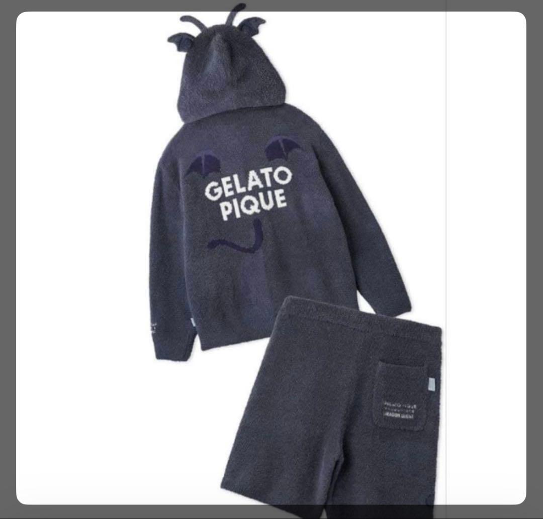 GELATO PIQUE ドラゴンクエスト　ドラキーパーカ&ハーフパンツセット