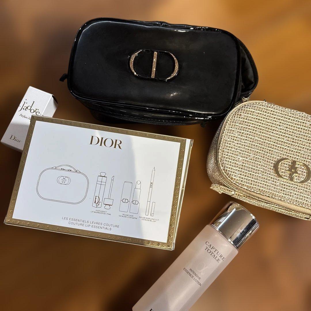お買い得！Dior ホリデーポーチ ジャドールミニ香水　カプチュールローション他