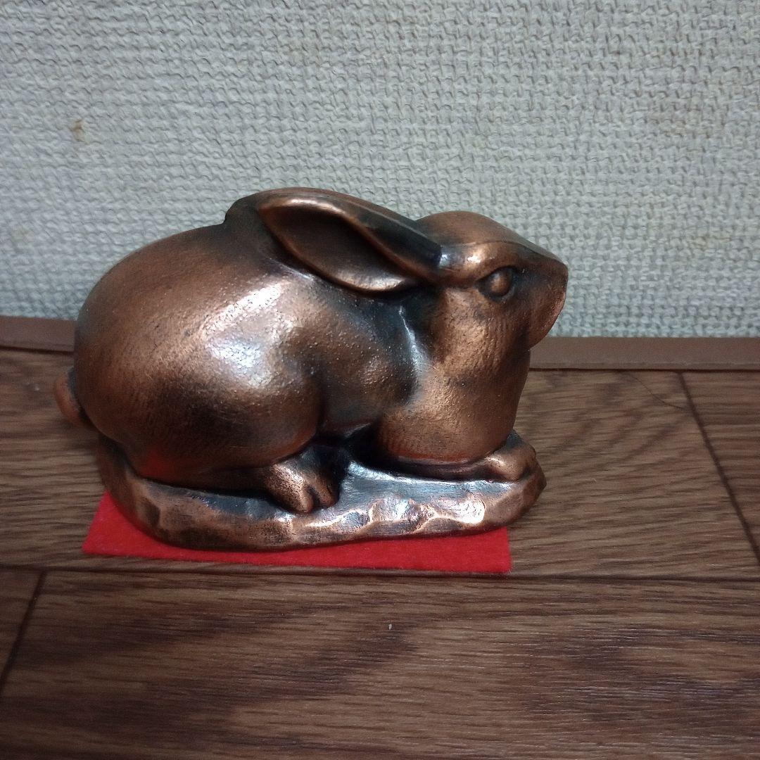 うさぎ　置物　栓抜き