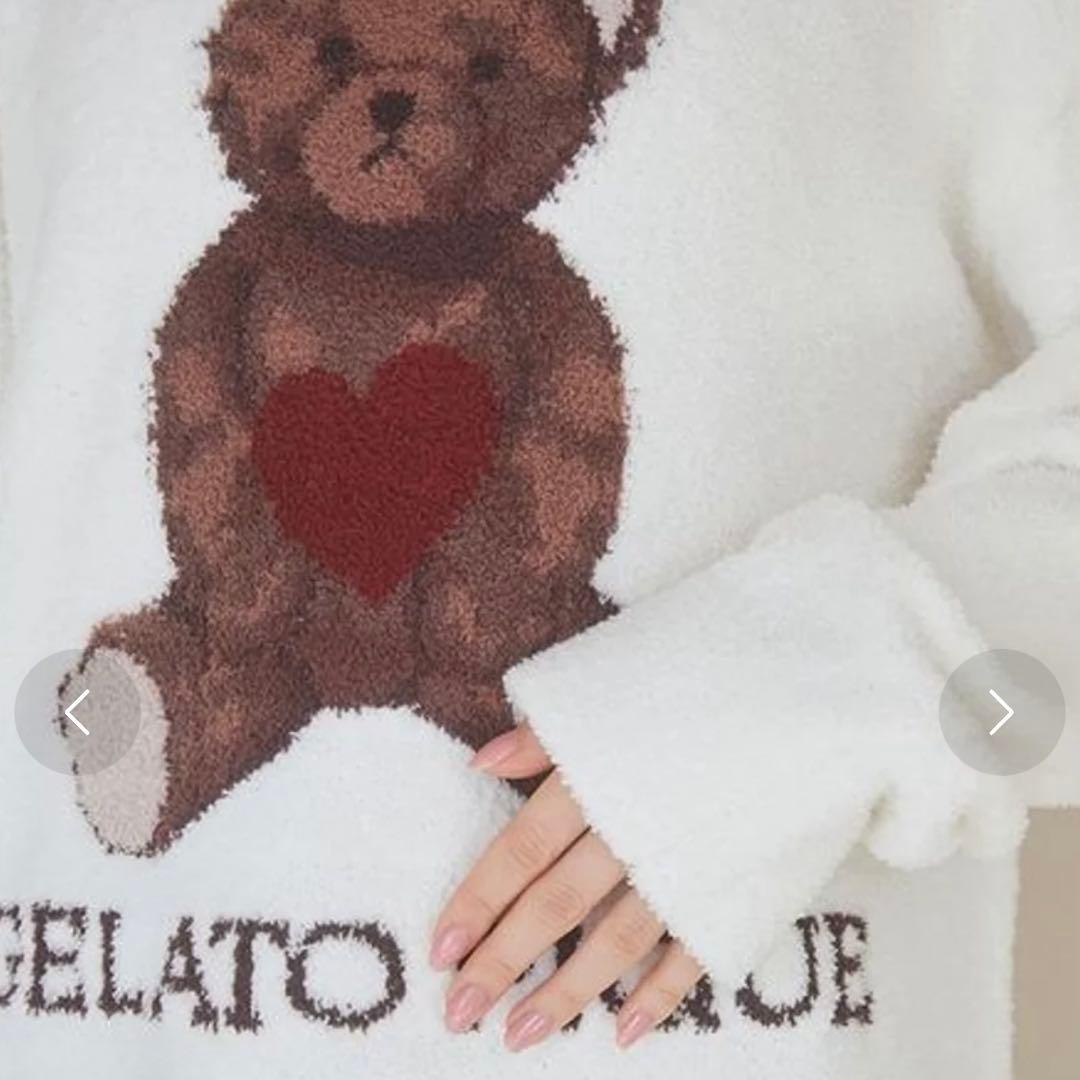 gelato pique 新品未使用 バレンタイン ベビモコ セットアップ