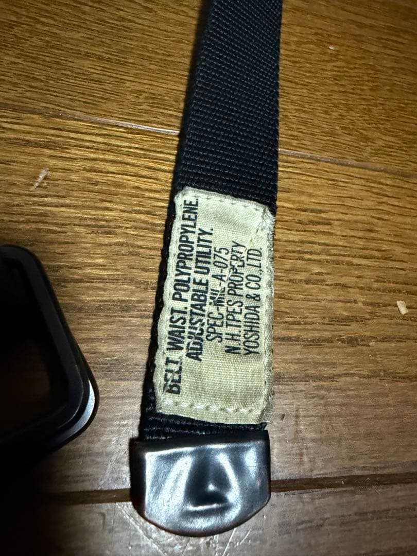 Nハリウッド × ポーター ベルト ブラック ダブルリング