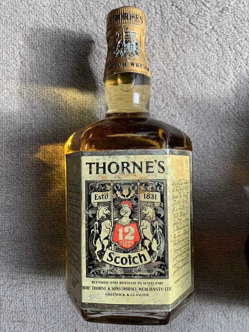 THORNE'S 12年 スコッチウイスキー等 5本セット