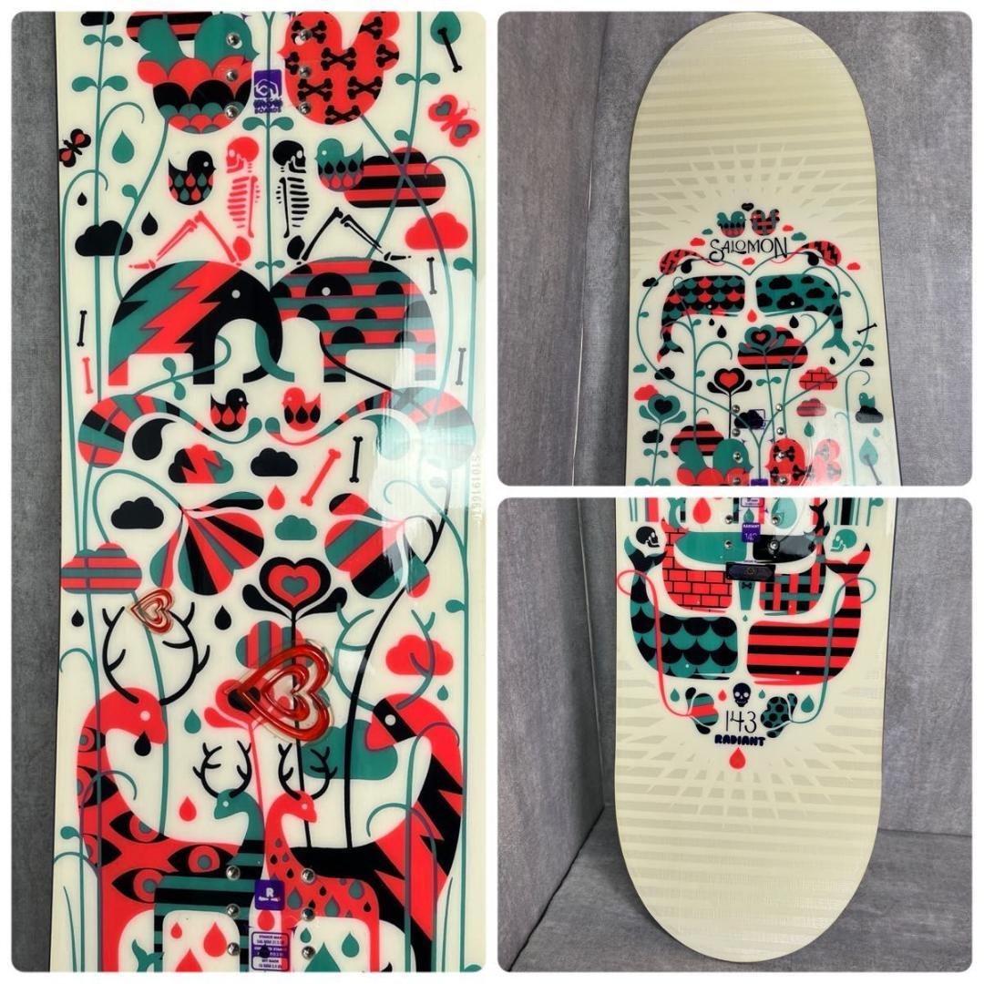 サロモン スノーボード RADIANT 143cm レディース セット 初心者