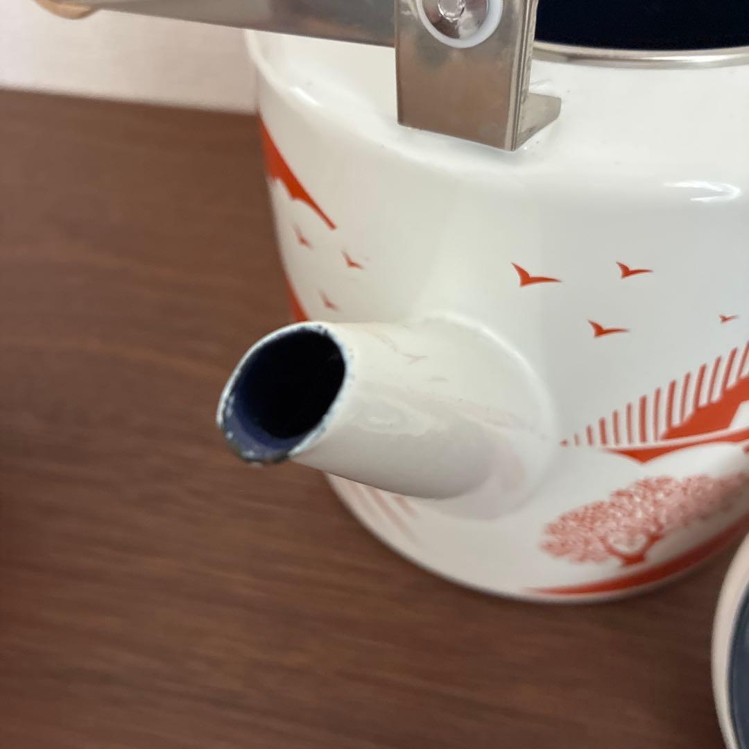 琺瑯　やかん　キャニスター　イギリス　mini moderns 難あり　新品