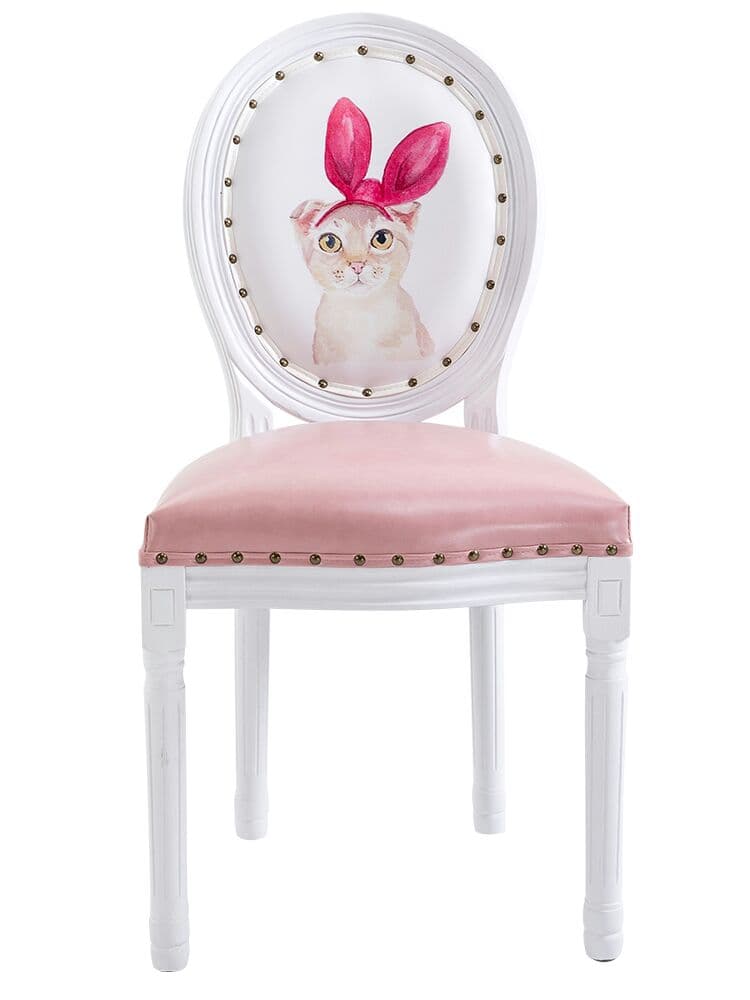 ネイル椅子現代シンプル家庭用スツール背もたれレトロ