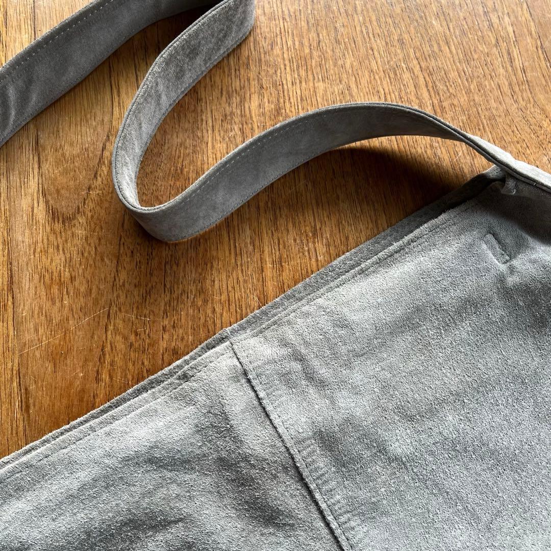 【美品】北欧暮らしの道具店　撥水スエードの2WAYトートバッグ グレー 軽い