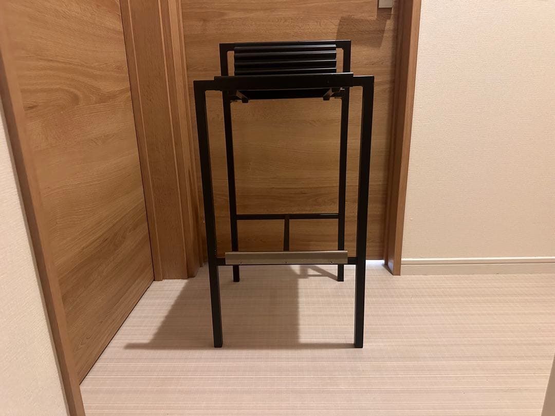 カウンターチェア1脚★ブラック ハイチェア モダン ミッドセンチュリー