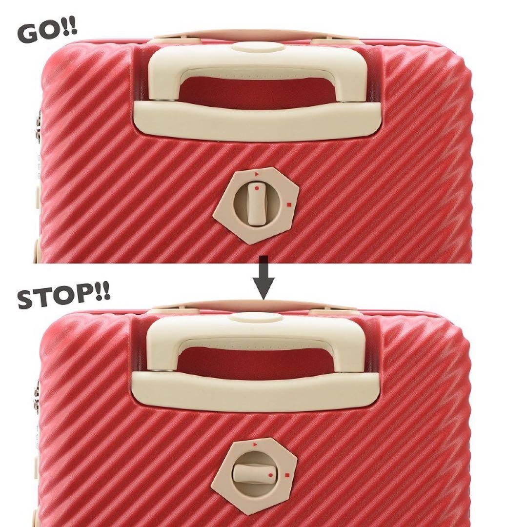 ACE HaNT マイン(フロントジップ) キャリーケース34L アネモネレッド