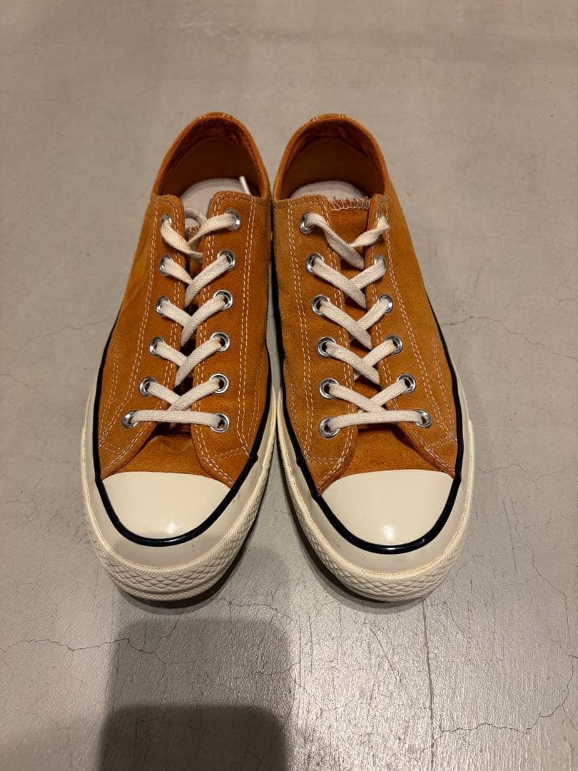 コンバース チャックテイラー オレンジ スエード CT70