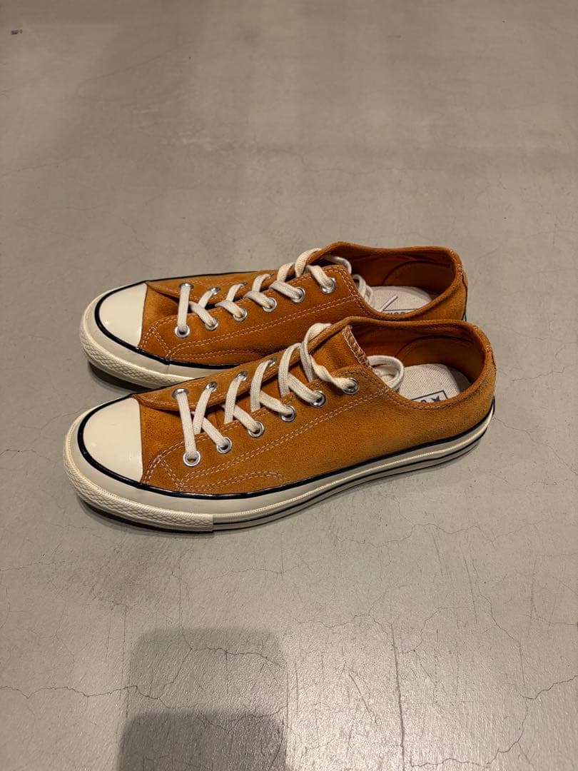コンバース チャックテイラー オレンジ スエード CT70