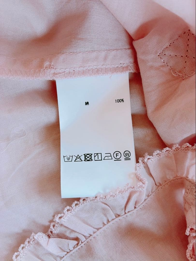 ピンクハウス❤️【未着用】うさぎ刺繍がかわいい半袖ブラウス❤️