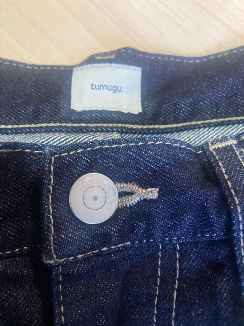 tumugu 12OZヴィンテージデニム　ワイドパンツ