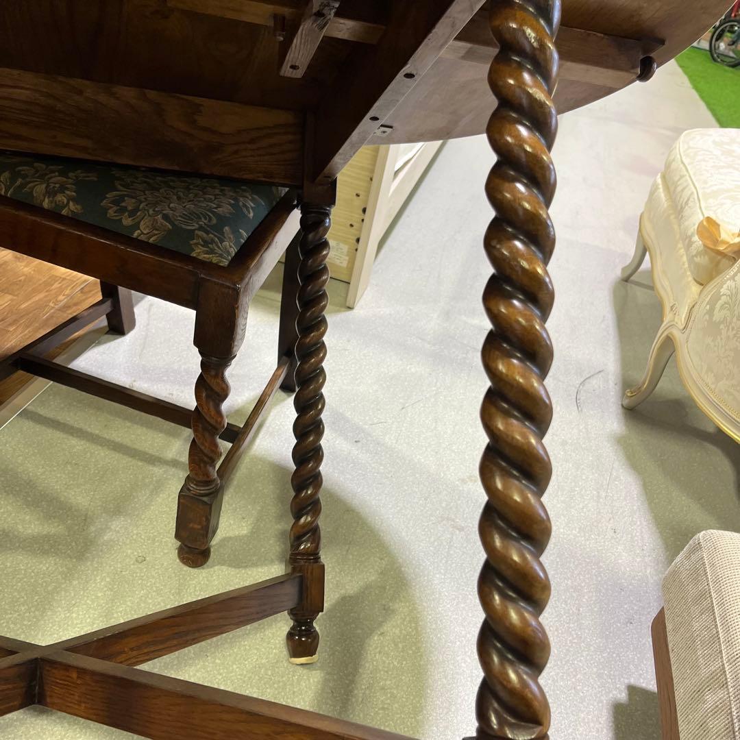 【輸入家具】ドローリーフ◆◇拡張ダイニングテーブル◆◇ヴィンテージ◆◇