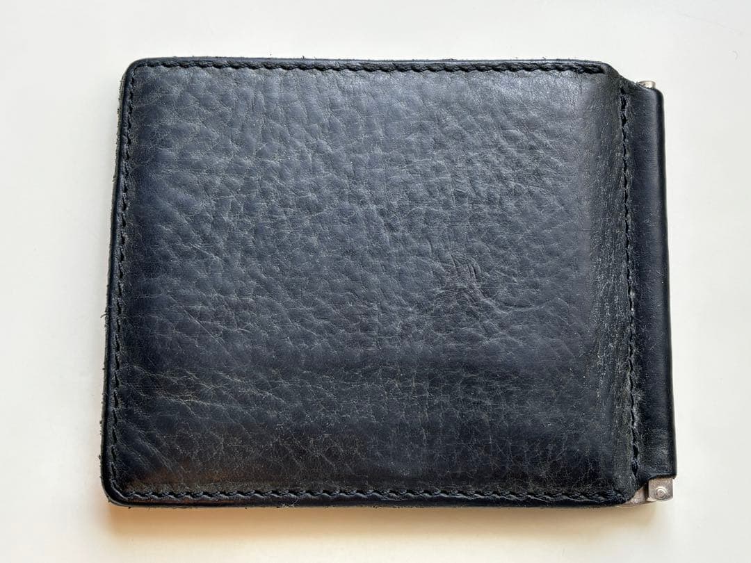 Hender Scheme/レザー/ウォレット/マネークリップ/カードケース/黒