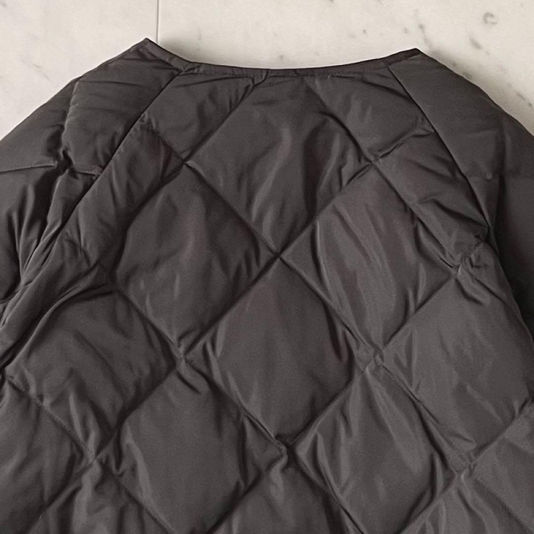 美品＊アーバンリサーチ コクーンキルティングダウン カーキグレー系 acuta