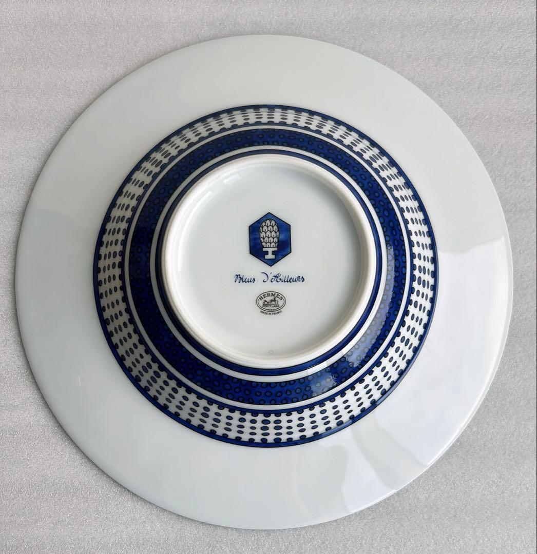 HERMES ブルーダイユール スープ　サラダ　ボウル