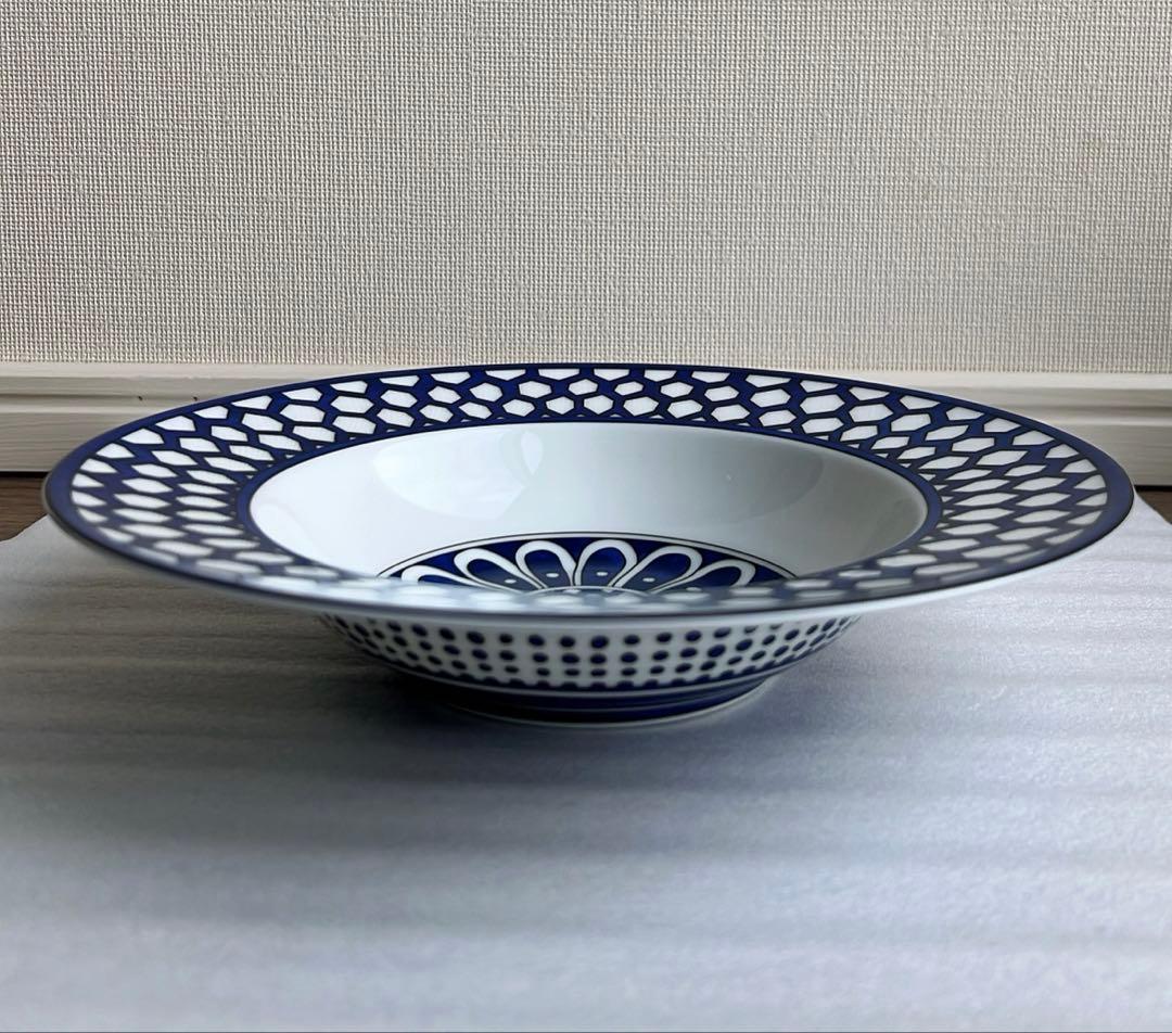 HERMES ブルーダイユール スープ　サラダ　ボウル