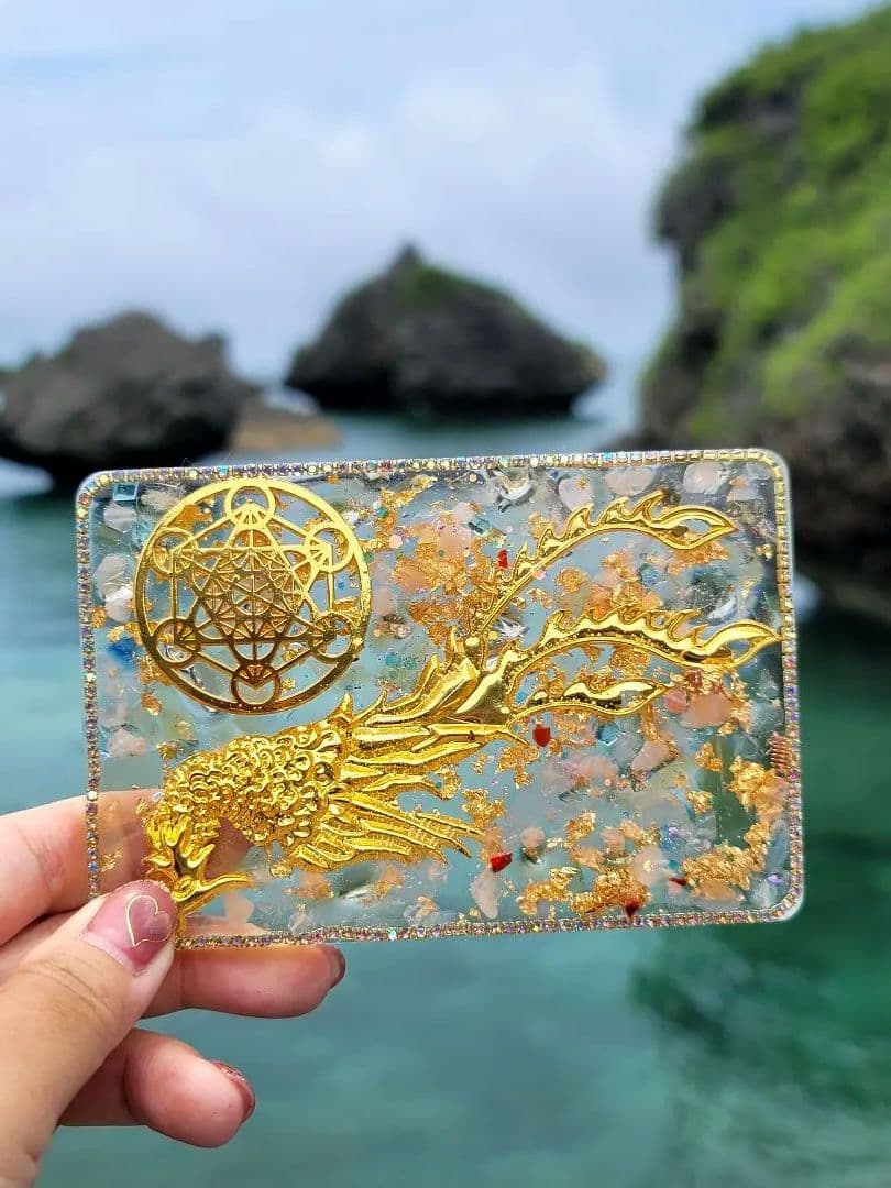 応援多数低価格感謝★金運上昇幸せ幸運のオルゴプレート