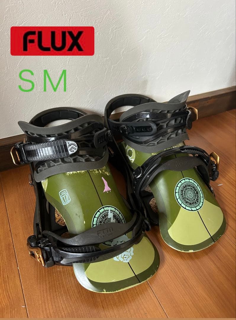 FLUX スノーボード ビンディング オリーブグリーン