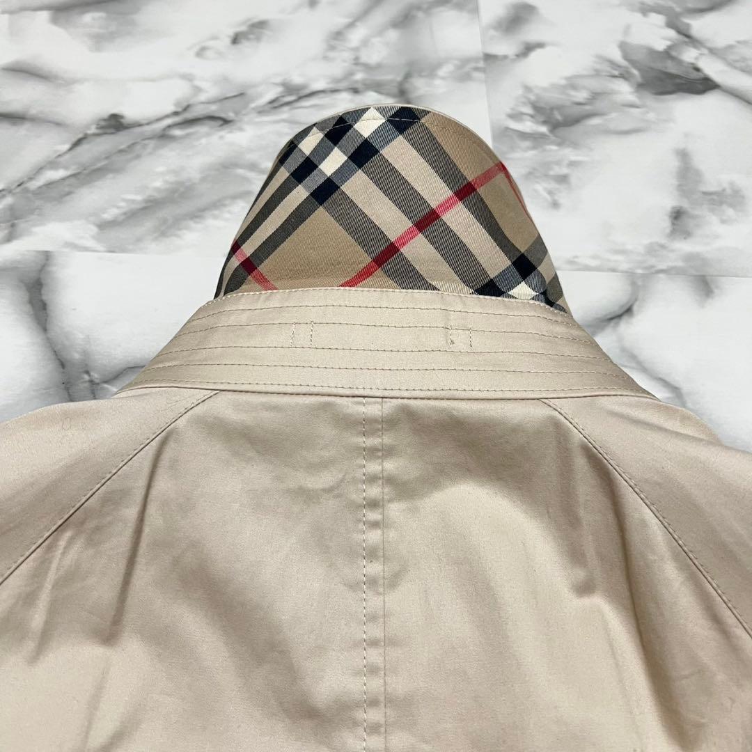 専用 バーバリーロンドン　ロングコート　ステンカラー　ノバチェック　ベージュ