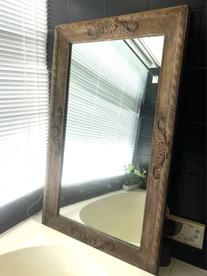 希少‼️✨高級豪華鏡/特大サイズ✨アンティーク調 壁掛け鏡 ウォールミラー