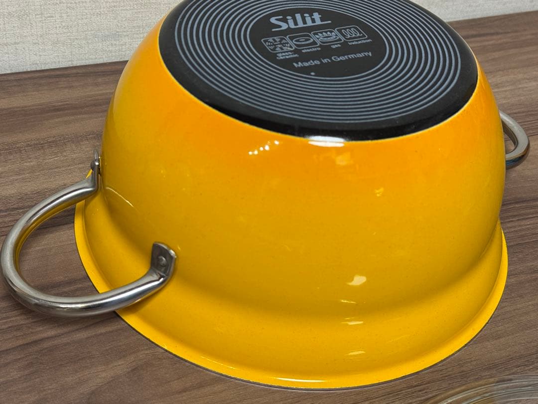 シリット　ライスクッカー　両手鍋　イエロー系　Silit 鍋