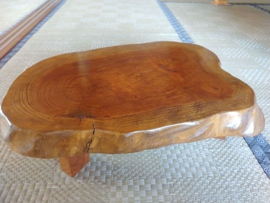 ケヤキ台ミニテーブル