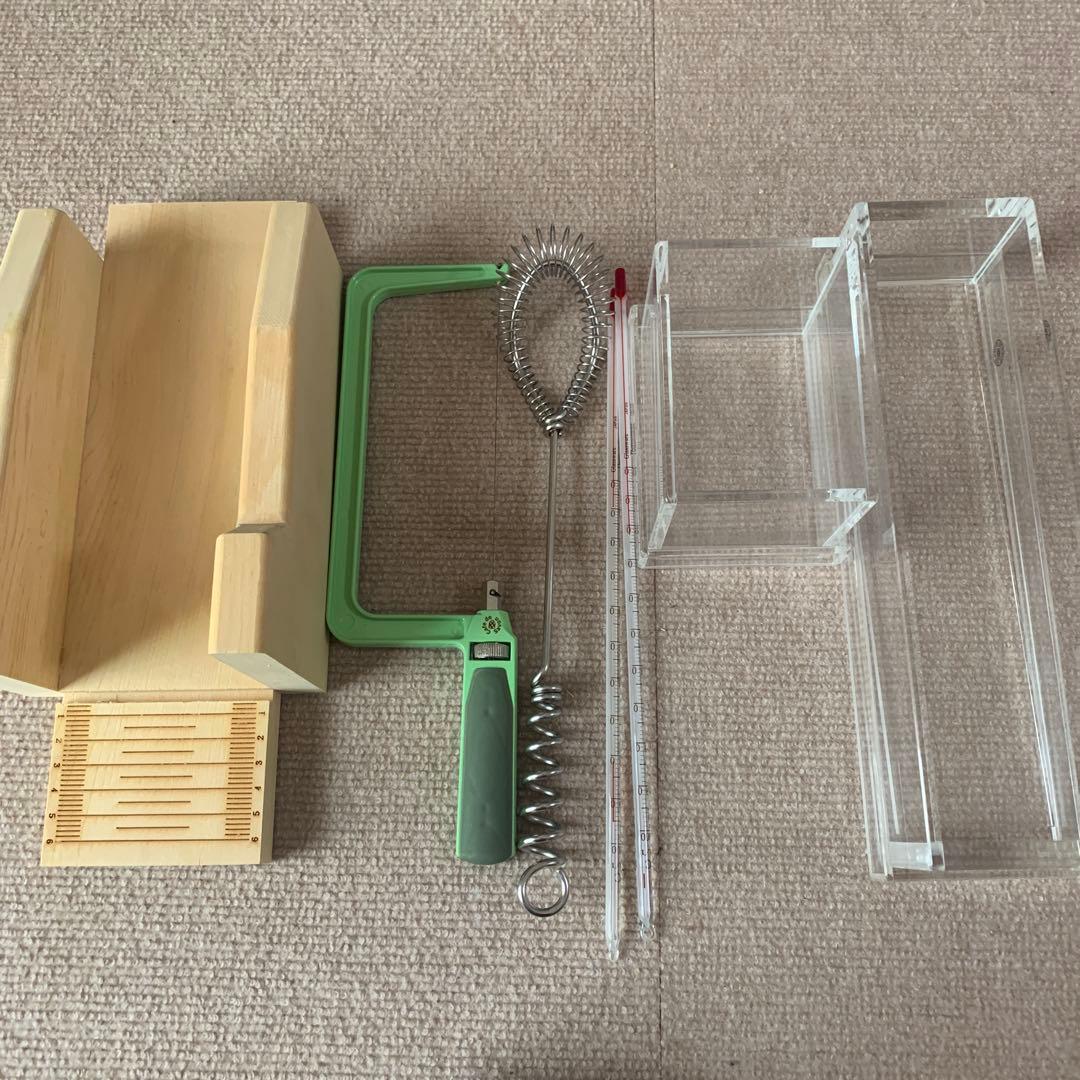 カフェドサボン手作り石鹸用型&その他道具セット
