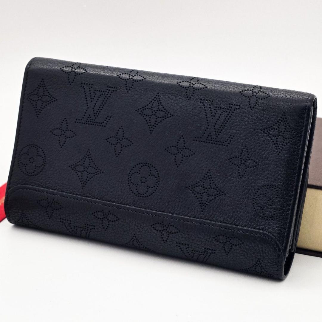 ピーちゃん☆ 財布 イリス マヒナ ブラック ビジネス