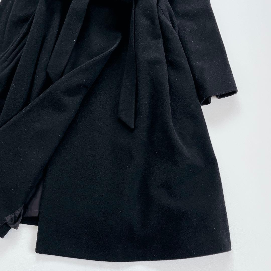 みんた 　美品✨Theory ノーカラーコート　ベルト　近年　ウール