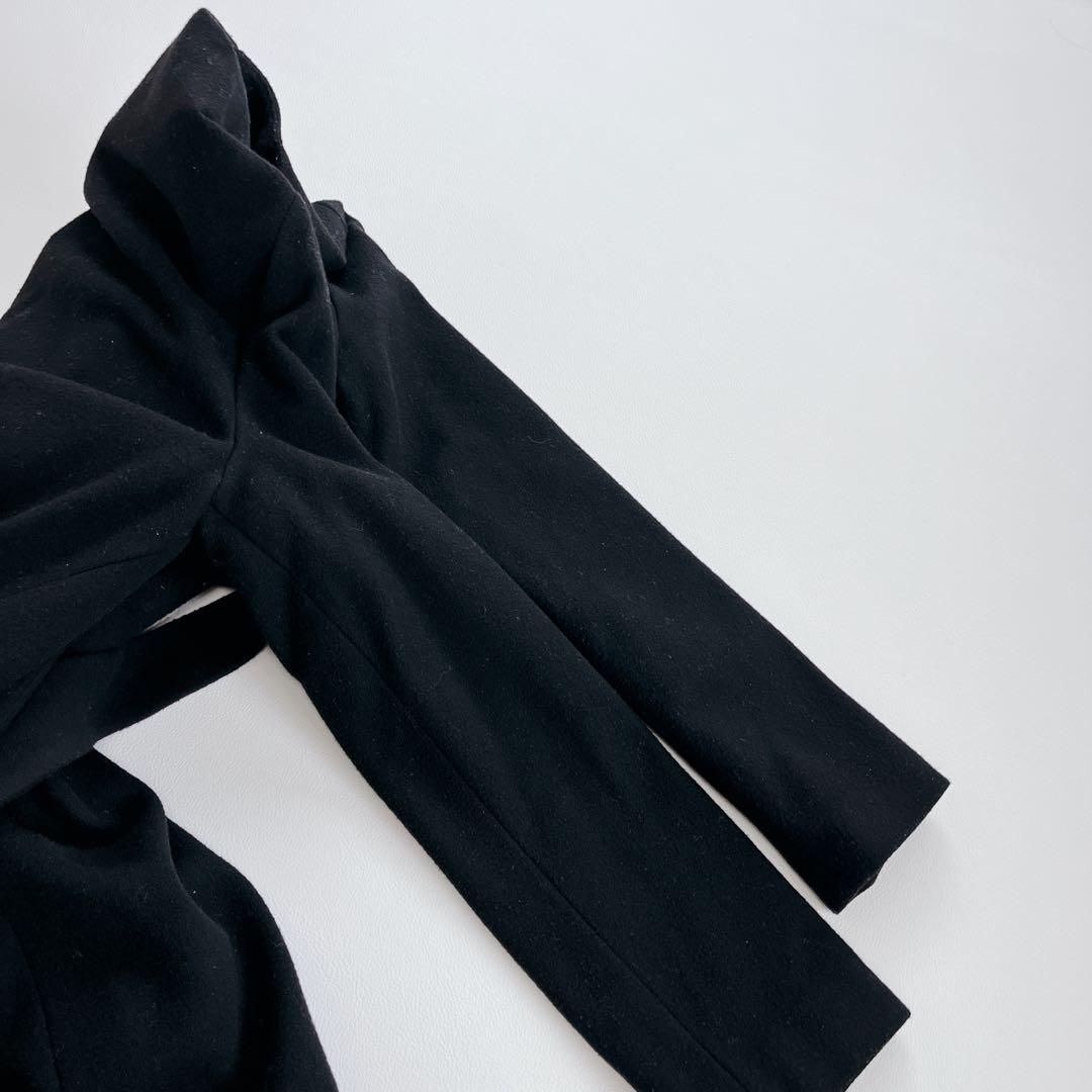 みんた 　美品✨Theory ノーカラーコート　ベルト　近年　ウール