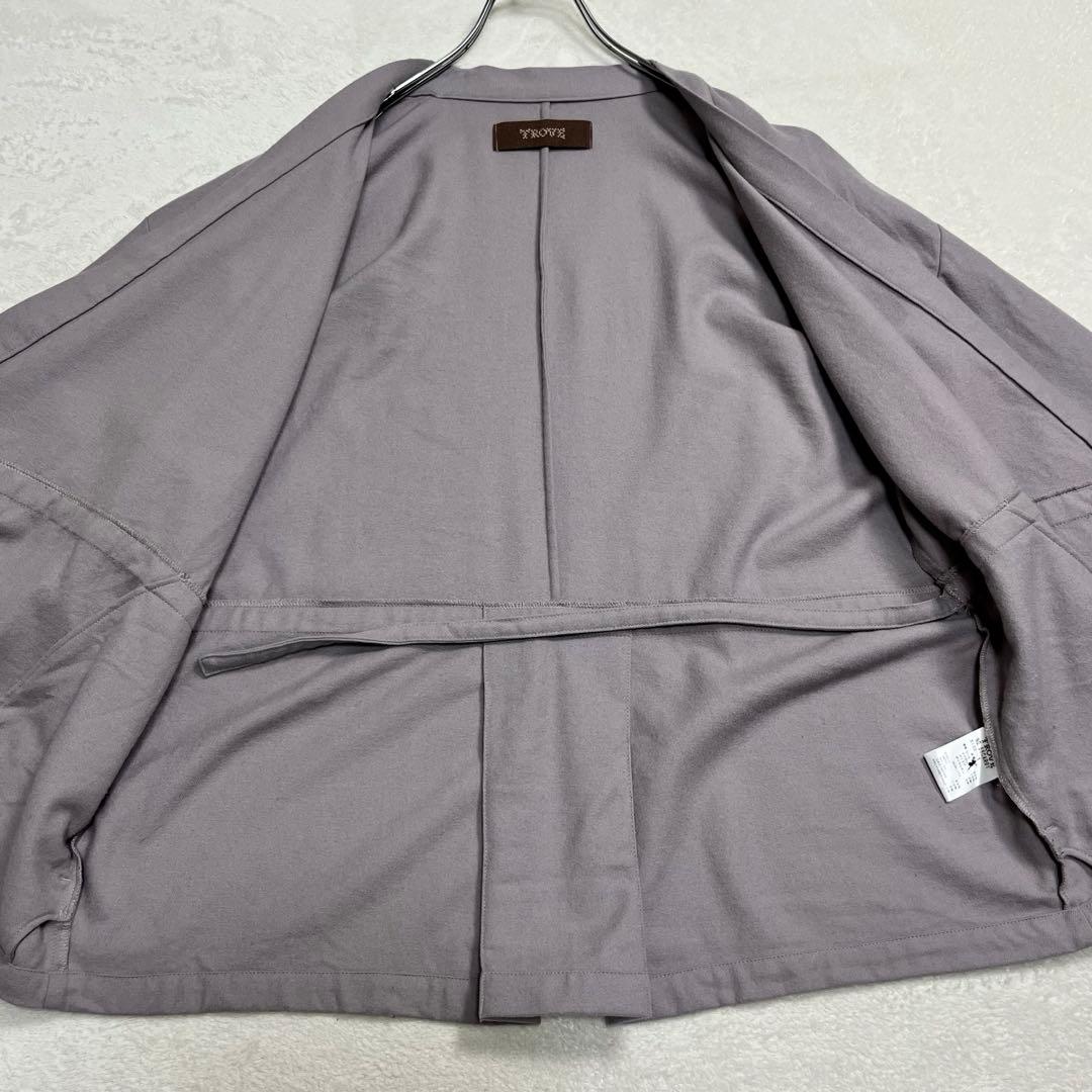 『TROVE』法衣ガウン リラックスシルエット 極太のバルーン袖 カシミヤ混