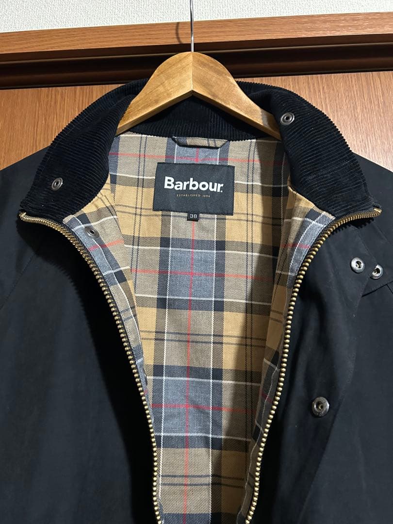 【最終値下】Barbour バブアー　25年モデル　ブラック　38 ノンワックス