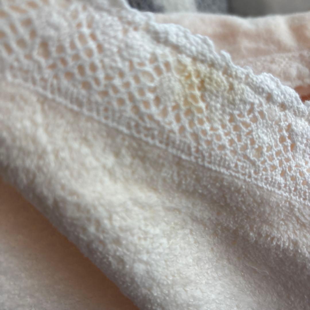 花柄リボンデザインブランケット