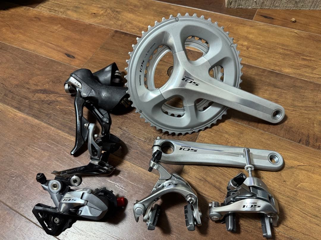 Shimano 105 5800 コンポーネントセット シルバー