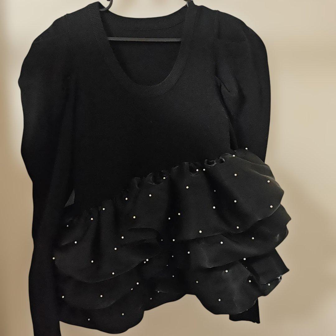 トップス bibiy AMELIE PEPURAMU KNIT