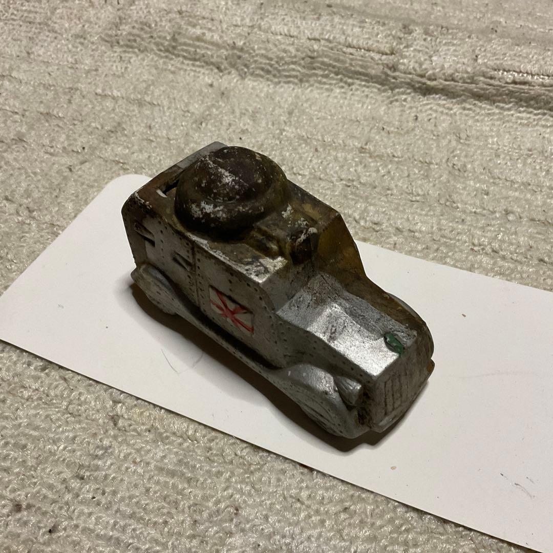 陶器製　兵隊　軍艦、戦車　昭和戦時中　昭和レトロ。年代不明？