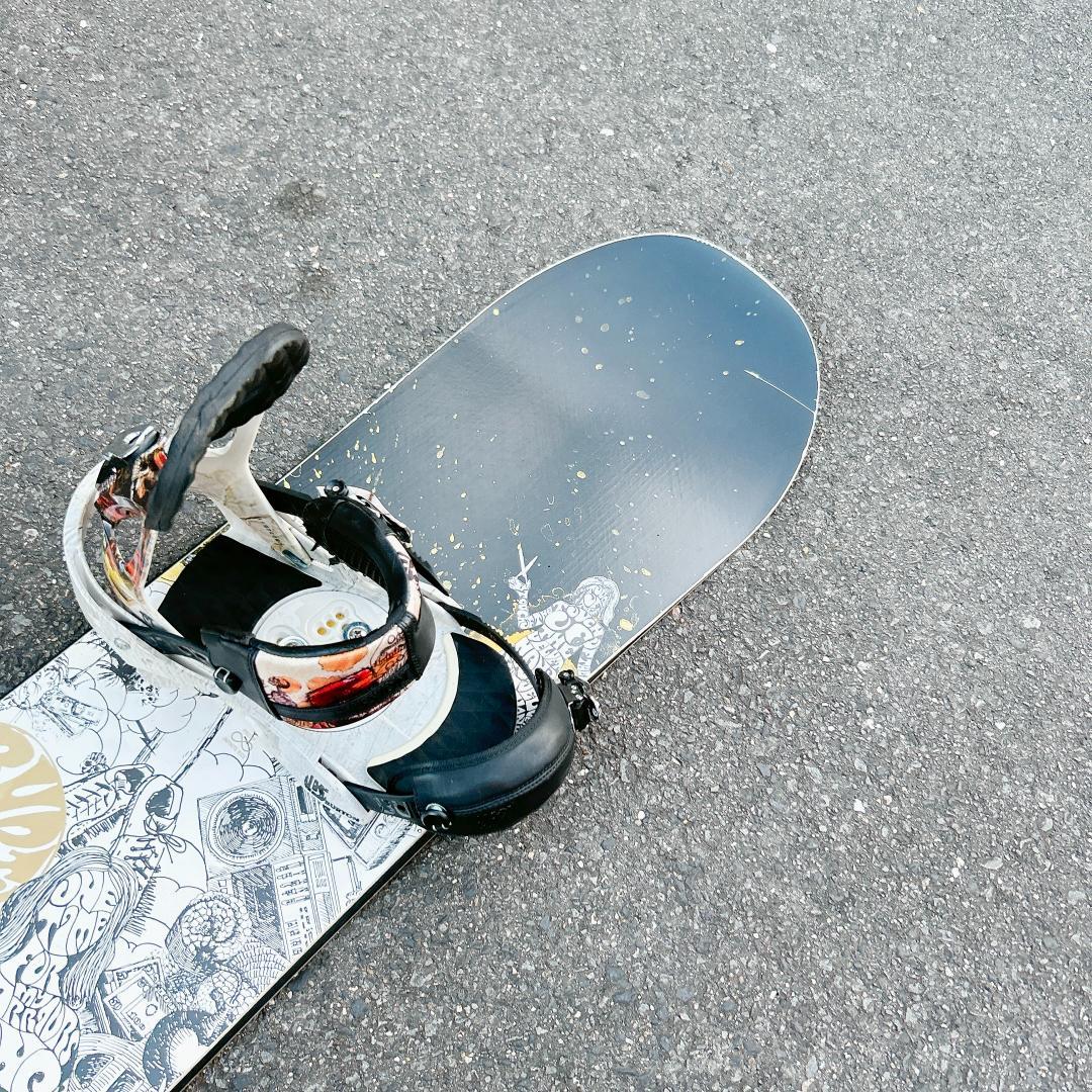 美品 スノーボード BURTON Love 155 セット スノボー メンズ