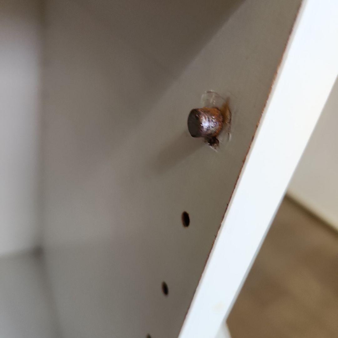 ホワイトとピンクのカウンターワゴン　昭和レトロ