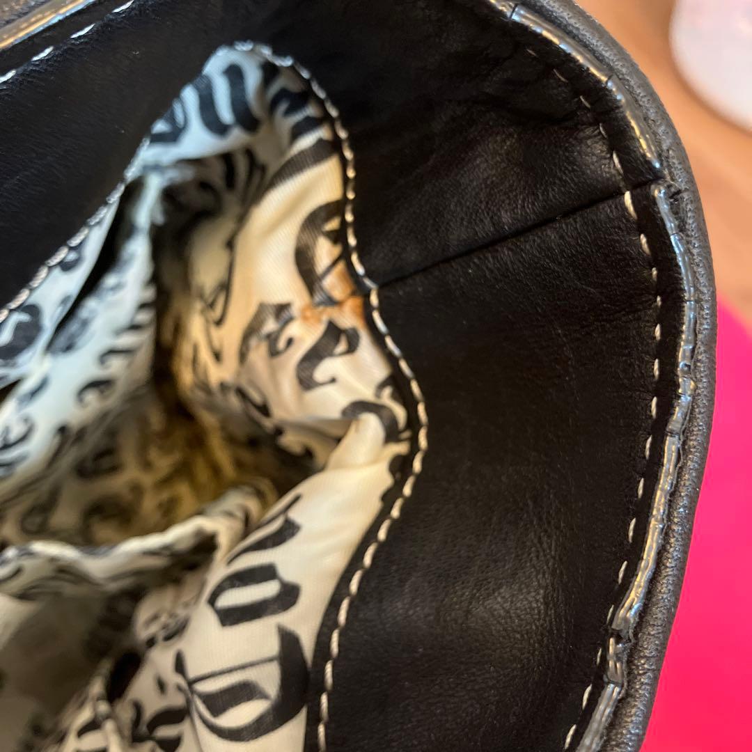 アメリカ LA JUICY COUTURE マザーズバッグ 黒 オムツ替シート付