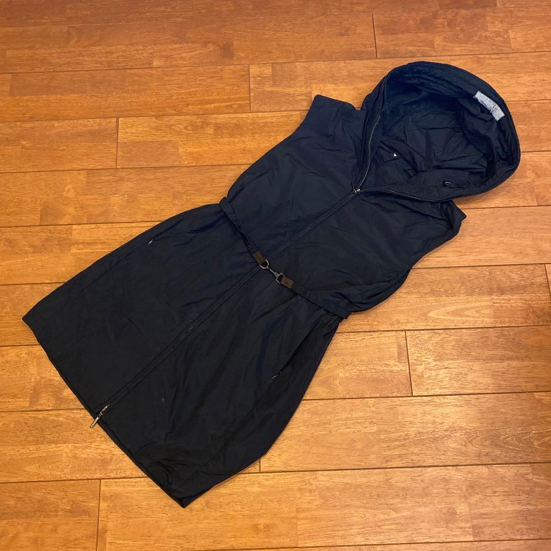 Etsy1さん専用　エス・マックスマーラのネイビー フード付き ベスト